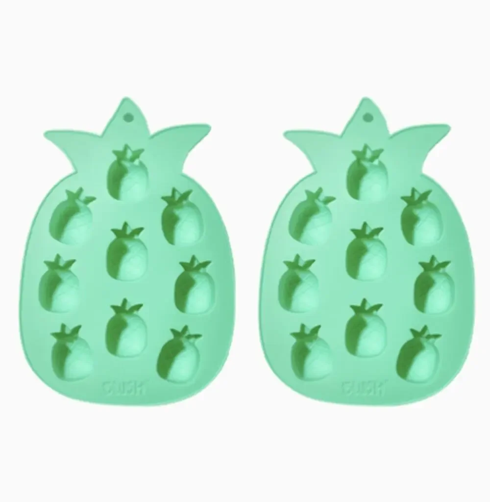Blush Flexible Silicone Pineapple Ice Tray (Bundle of 2) several available